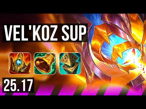 VEL'KOZ & Kai'Sa vs ZYRA & Ezreal (SUP) | KR Master | 25.17