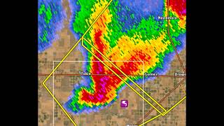 May 23, 2019 Possible Rare Anti-Cyclonic Supercell In Texas