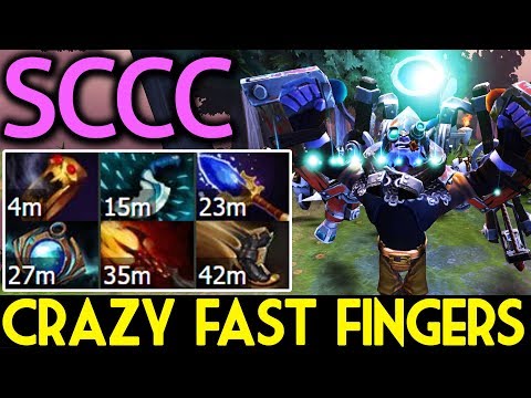 SCCC Dota 2 [Tinker] Crazy Fast Finger Show!