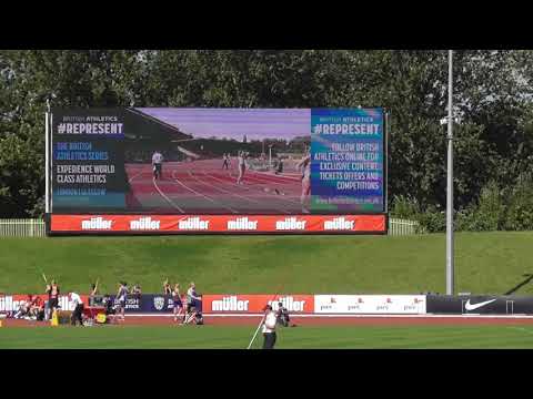 400m hurdles women heat 3 British Championships 24082019