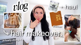 HAIR MAKEOVER, removing box black dye, black friday haul, fragrance favs...// VLOG