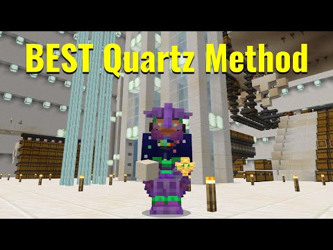 BEST Minecraft Quartz Method in 2025!