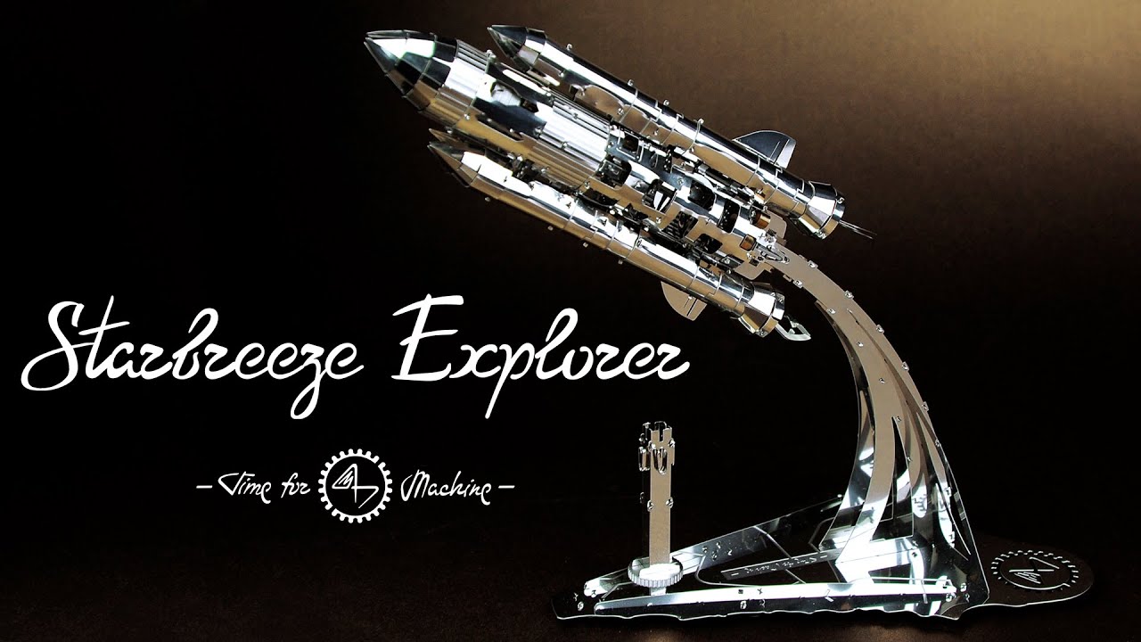 Ocelová stavebnice raketoplánu Starbreeze Explorer