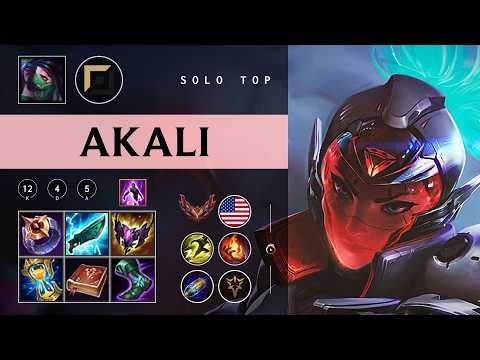 Akali Top vs Ornn - NA Grandmaster Patch 26.03