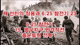 제 선친의 징용과 6-25 참전기 23 - 6-25 참전기 15- 별우지구 반격작전 - 흑운토령 전투 1(예비역병장, 일제강점기, 한국전쟁, 8사단, 21연대,)
