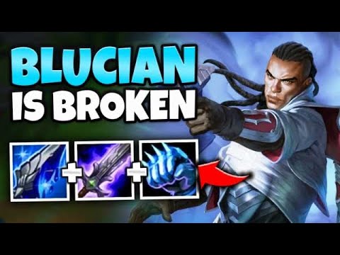 BLUCIAN BUILD IS HIDDEN OP! YOUR AUTO ATTACKS LEGIT NUKE - League of Legends