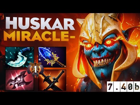 MIRACLE- HUSKAR MID = EZ WIN?! 🔥 | First Match 2026 (7.40b)