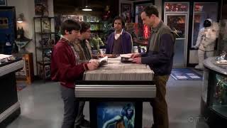 Sheldon is smoking meat    Howard and Raj is fighting  The Big Bang Theory S11EP11