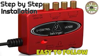 Video thumbnail for Behringer UCA222 UCA202 USB Audio Interface Review and Sound Test and Installation Guide by Gary Keep IT Simple