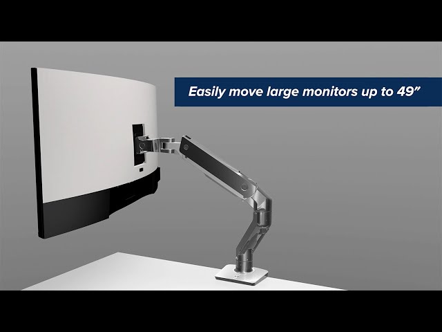 Ergotron HX Monitor Arm mit patentierter CF-Technologie (Tisch, 49