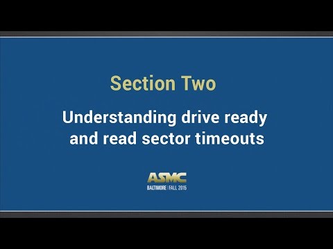 DDI Training Section 2 - Understanding drive ready and read sector timeout