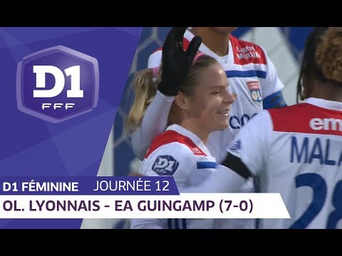 J12 : Olympique Lyonnais - EA Guingamp (7-0) / D1 Féminine