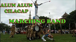 Download lagu Alun alun Cilacap, Aksi Marching Band Bahana Bahari-STIMART AMNI Semarang yg atraktif mp3