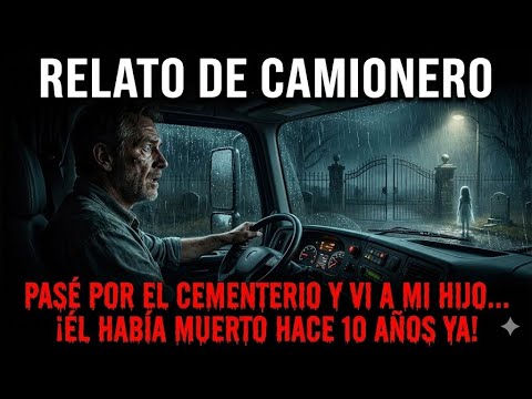 Relato de Camionero: Pasé por el cementerio y vi a mi hijo... ¡él había muerto hace 10 años ya!