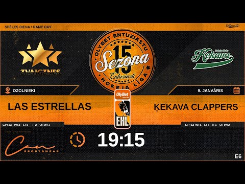 2026 01 09 | LAS ESTRELLAS (LAS) - ĶEKAVA CLAPPERS (ĶE2) | E6