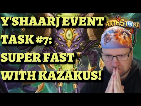 Y'Shaarj Event Task #7: Rage Unfound SUPER FAST with Kazakus! (Hearthstone Mercenaries guide)