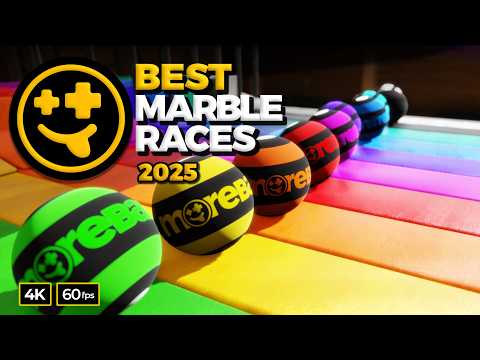 BEST Marble Races 2025! | #marbles #marblerun #marblerace #asmr #sensory #compilation #marbleracing