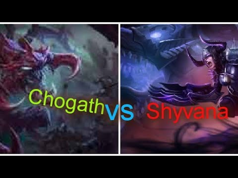 Shyvana Ranked Top vs Chogath