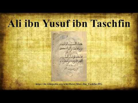 Ali ibn Yusuf ibn Taschfin