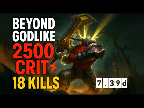 Dota 2 CRAZY SVEN Build REACHES 2500+ CRIT in Just 30 Minutes!
