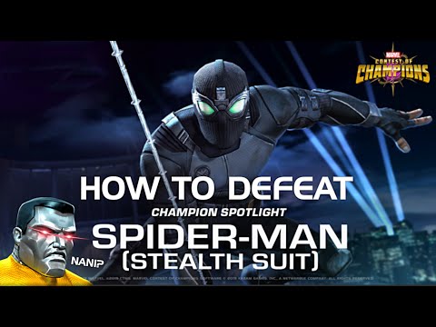 How to defeat Spider-Man Stealth Suit (Uncollected) with any champion - Marvel Contest of Champions