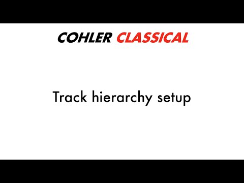 Track Hierarchy in Cohler Classical - Classical Music Source-Destination 4-point Editing in REAPER