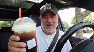 TRYING DUNKIN DONUTS NEW SMOKED VANILLA ICED COFFEE &amp; COLD BREW!
