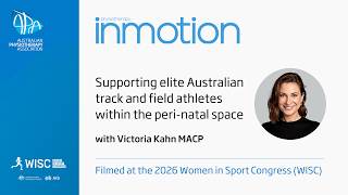 Supporting Elite Australian Track and Field Athletes Within the Peri-Natal Space