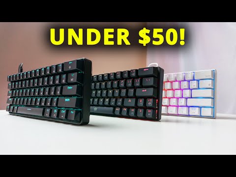 Top 3 60% keyboards under $50! (Giveaway closed)