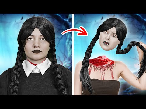🎃HALLOWEEN MAKE UP AND COSTUME IDEAS |SFX Makeup Transformation Hacks And Pranks By 123 GO! Hacks