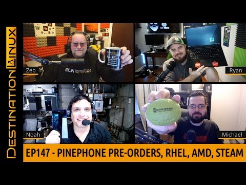 Red Hat, AMD, Steam, PinePhone Pre-Orders, Ubuntu on Raspberry Pi, Microsoft Edge & Defender - DL147