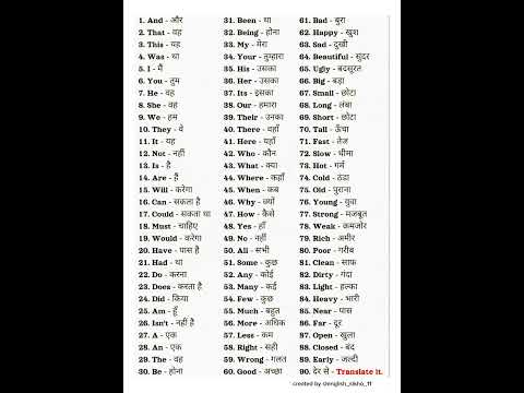 English speaking practice | English vocabulary | daily use English sentence | English grammar Hindi