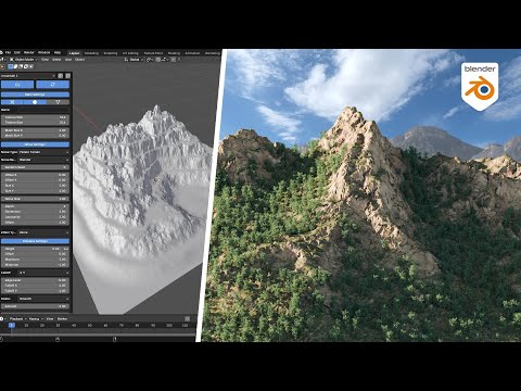 How To Create Terrain and Landscapes in Blender