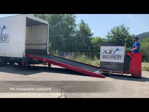 Rampe de quai mobile robuste AZ Ramp Prime XS - Capacité de 6T à 10T - Utilisation fixe ou mobile - Modèle économique et minimaliste_5