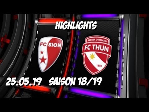 Highlights: Fc Sion vs Fc Thun (25.05.19)