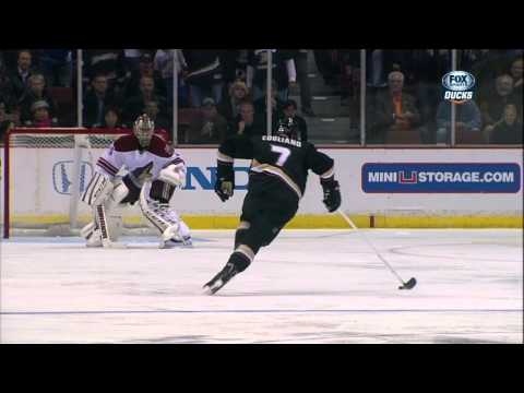 Andrew Cogliano penalty shot Mar 6 2013 Phoenix Coyotes vs Anaheim Ducks NHL Hockey