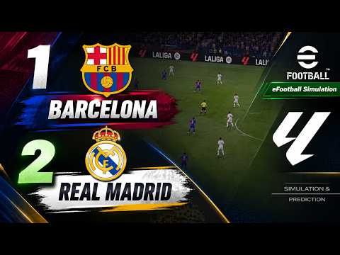 🔴 Résumé El Clásico : Barcelona vs Real Madrid 1 - 2 | HIGHLIGHTS | LaLiga 2026 - eFootball Pes21