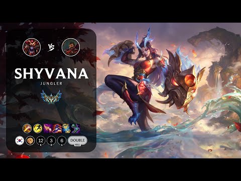 Shyvana Jungle vs Graves - KR Challenger Patch 14.5