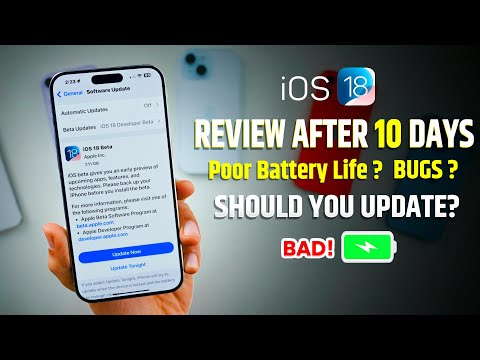 iOS 18 beta 1 Review 10 Days Later | iOS 18 beta 1 Battery life, heating, should you update?