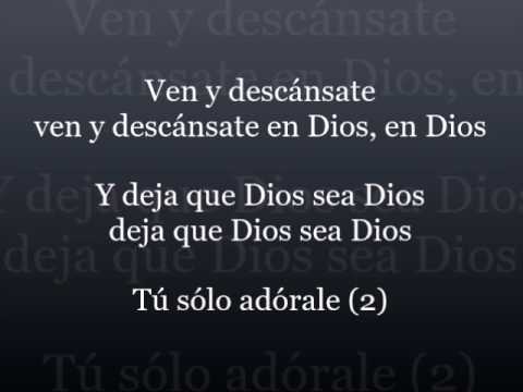 Ven y descánsate - Letra
