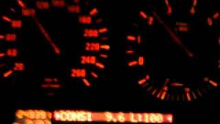preview picture of video 'BMW E34 535i average consumption 90km/h'