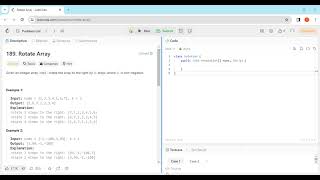 YouTube video '189. Rotate Array | Leetcode | Arrays | Fundamentals'