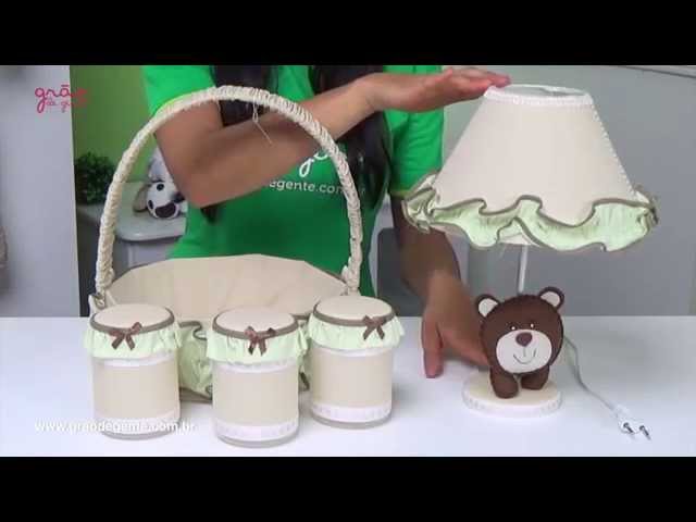 Kit Acessórios Ursinhos | Ref: 45154