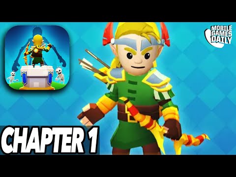 IDLE ARCHER TOWER DEFENSE RPG Chapter 1 Gameplay Walkthrough - YouTube