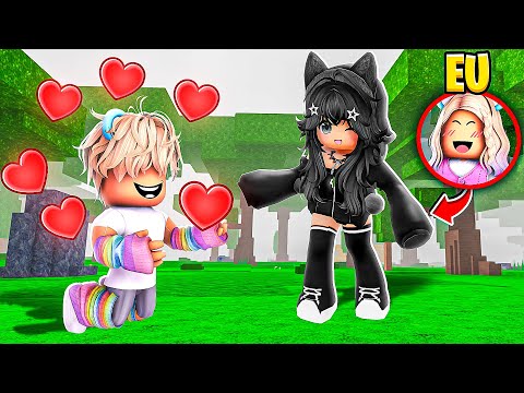 ME TORNEI UMA E-GIRL PARA ENTRAR NA BASE DO MEU IRMÃO em 99 NOITES NA FLORESTA