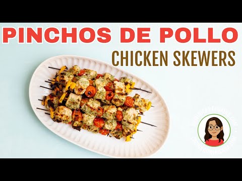 PINCHOS DE POLLO 🇩🇴 EASY CHICKEN SKEWERS