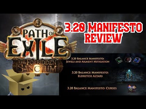 3.20 Path of Exile Balance Manifesto Season Review