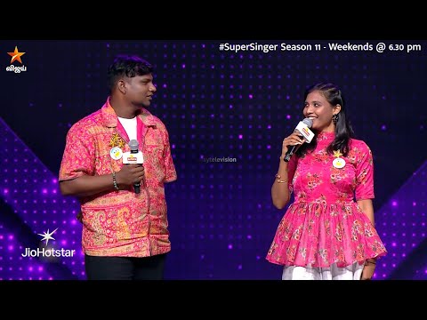 Woooooow ❤️‍🔥👏 #Poomanikandan #ThavaseeliDhanraj 🔥🥰| Super Singer Season 11 | Episode Promo