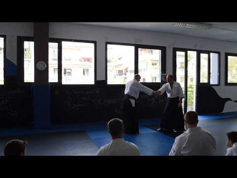 Sensei Paul Derrick, Athens 2018 - Irimi nage 2