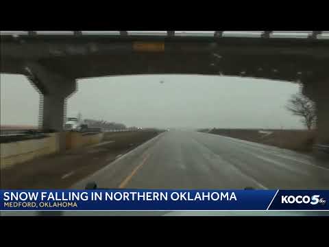 Tracking snow in Oklahoma